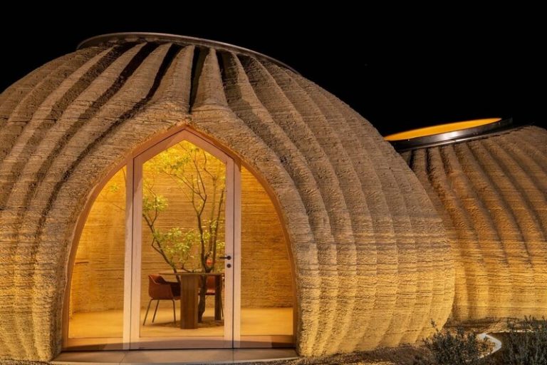 TECLA, una casa 3D hecha en adobe