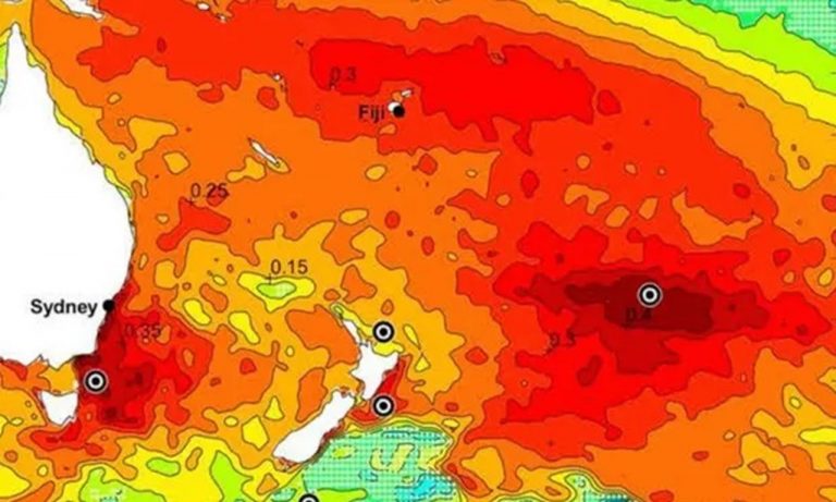"Mancha caliente" en Nueva Zelanda provoca la sequía en Sudamérica 10 «Mancha caliente» en Nueva Zelanda provoca la sequía en Sudamérica