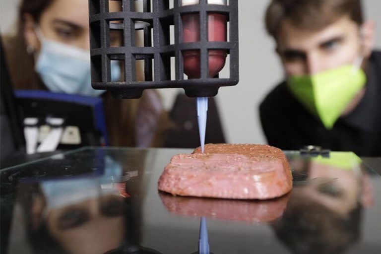 Así se imprime un bife de "carne" en 3D 6 Así se imprime un bife de «carne» en 3D