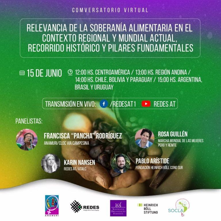 Serie de webinarios: "La agroecología y la soberanía alimentaria en disputa" 6 Serie de webinarios: «La agroecología y la soberanía alimentaria en disputa»