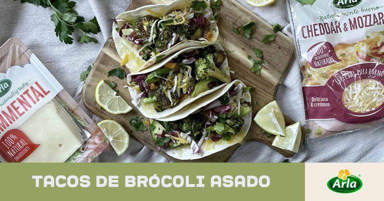 Tacos de aguacate y brócoli grillado 4 Tacos de aguacate y brócoli grillado