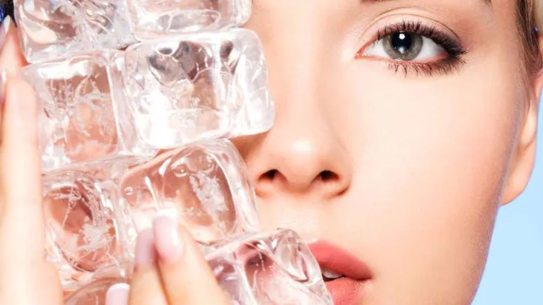 ¿Sumergir tu cara en hielo es bueno? beneficios y riesgos