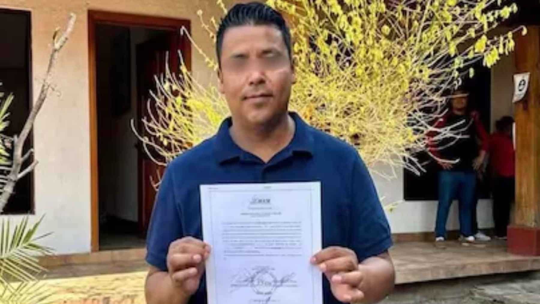 Detienen al alcalde electo de Santo Tomás, Pedro Luis ‘N’
