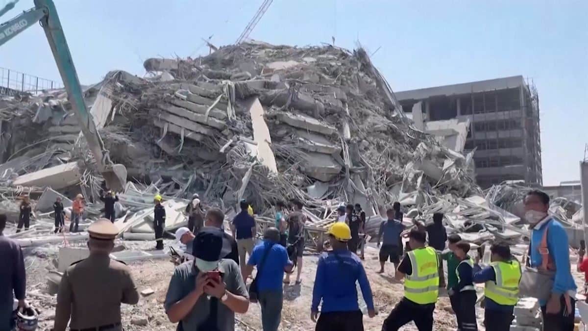 Balance señala 1 mil 600 muertos en el terremoto de Birmania