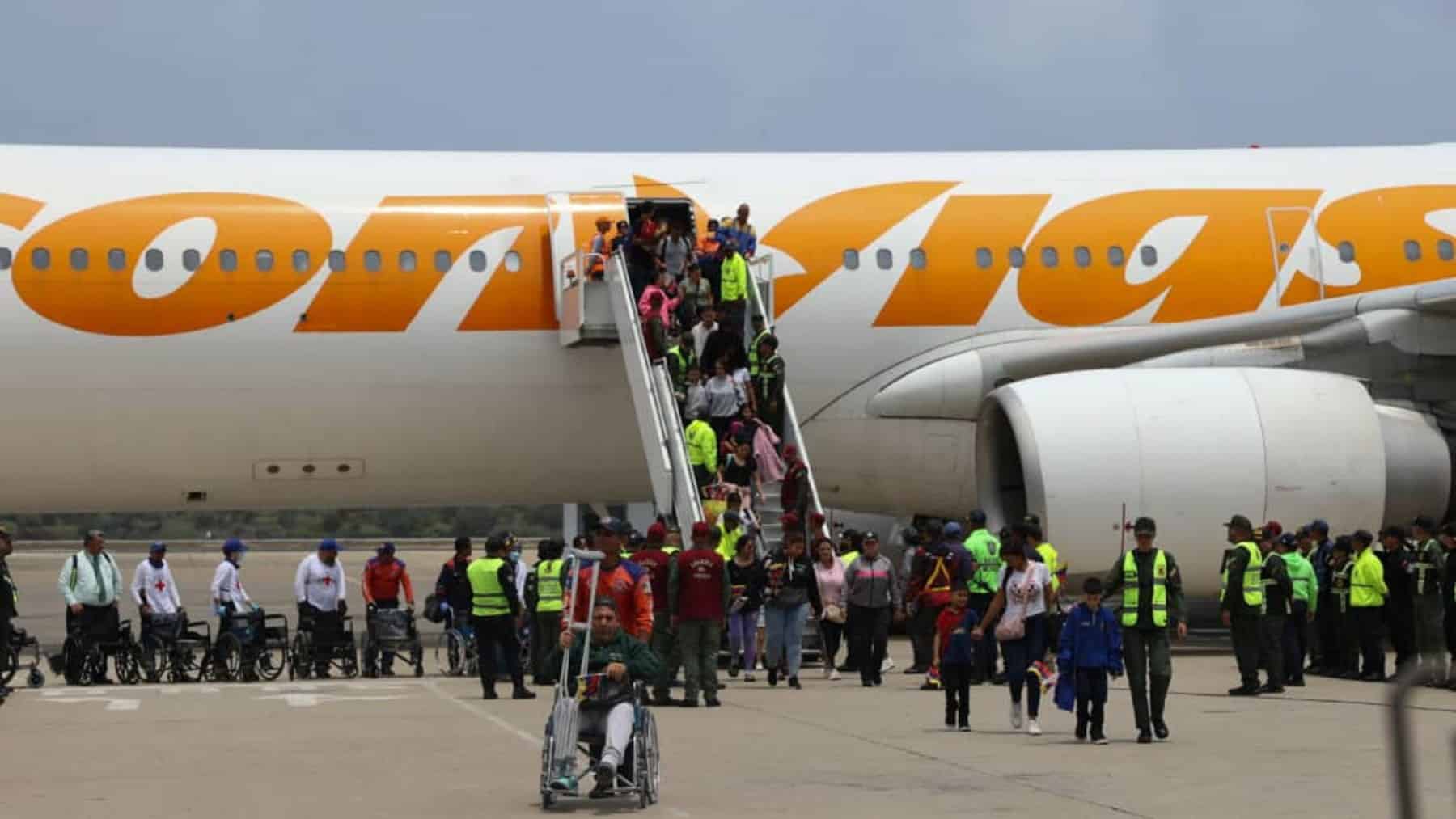 Venezuela acoge a más de 311 migrantes que regresan desde México