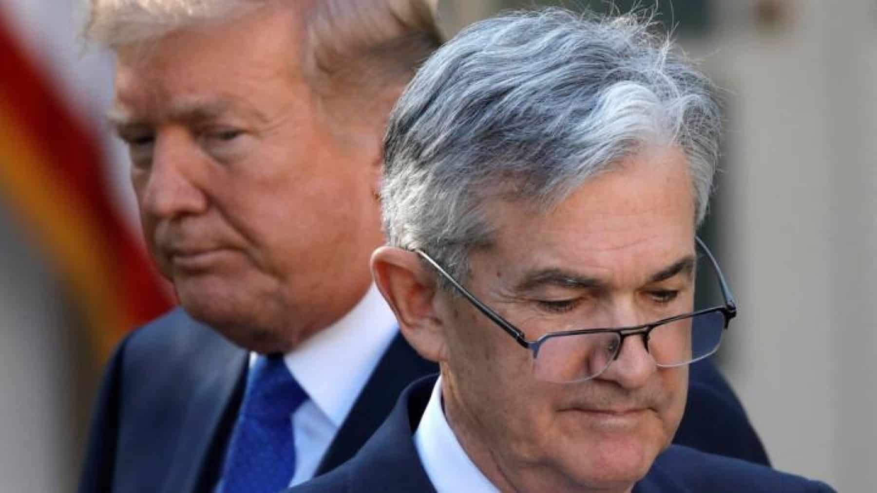 Trump arremete contra el presidente de la Reserva Federal