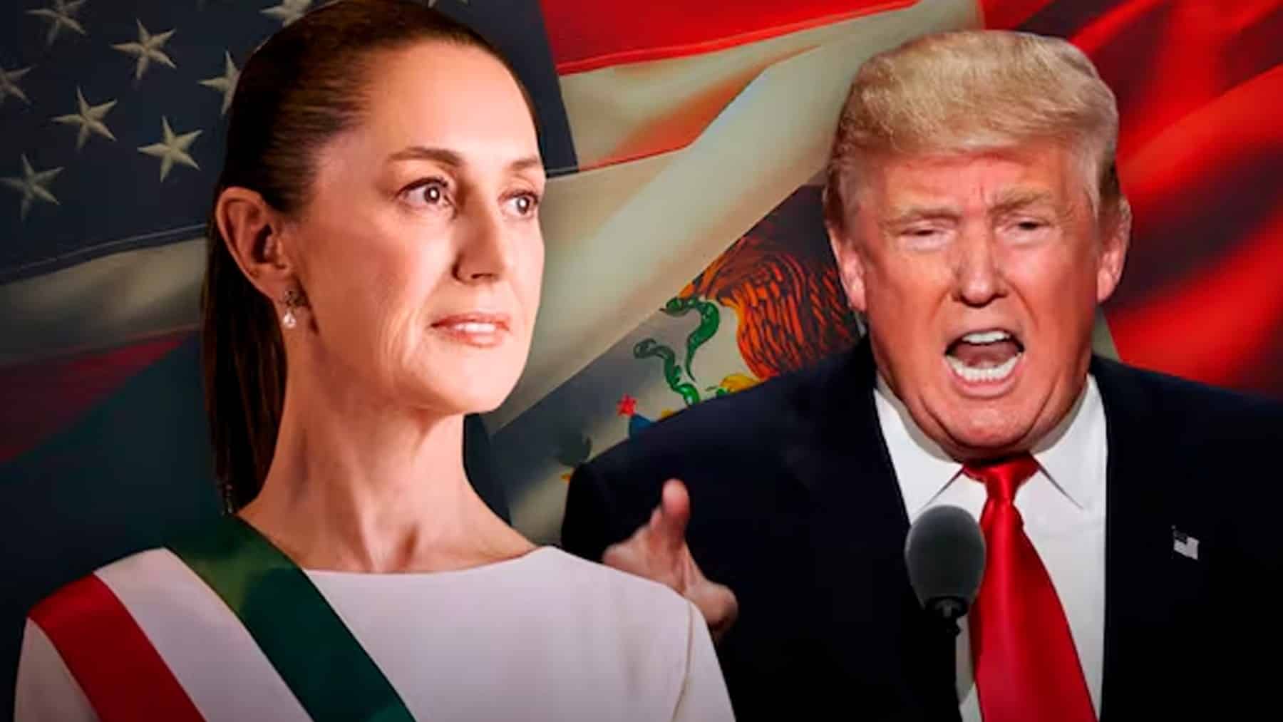 Sheinbaum y Trump sostuvieron una conversación tras las tensiones