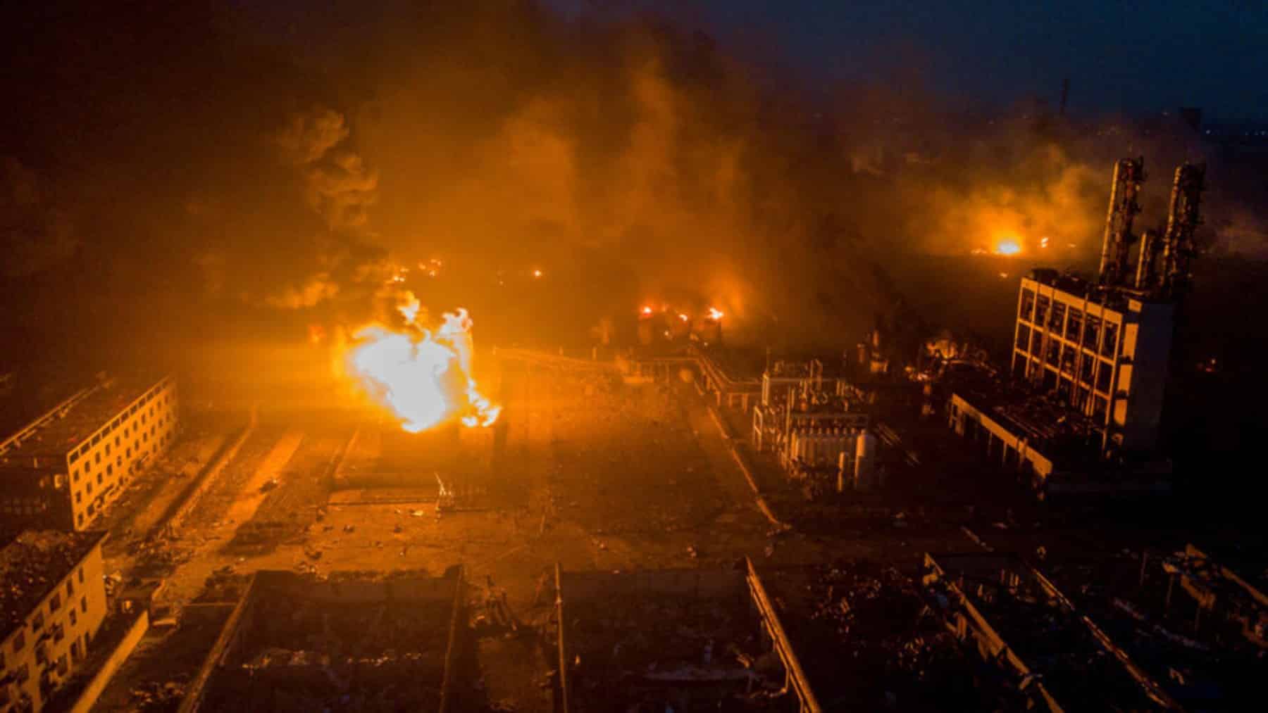Varios muertos en explosión de planta química en China