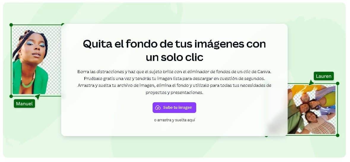Impulsa tu proyecto ambiental con herramientas gratuitas de diseño visual 2 Herramienta de quitar fondo de Canva