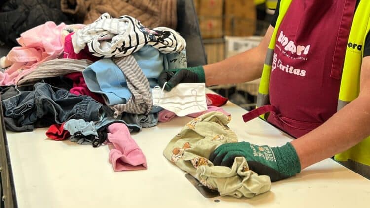 Reciclaje de ropa centro de acopio