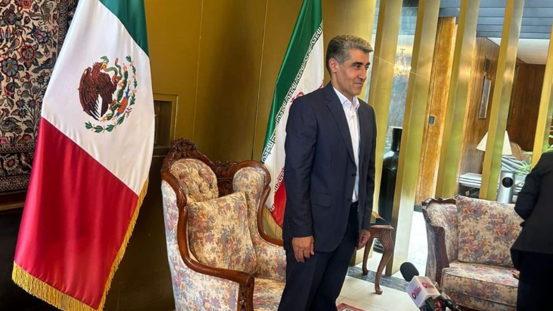 Encargado de negocios de Irán señala que México podría abogar por la paz