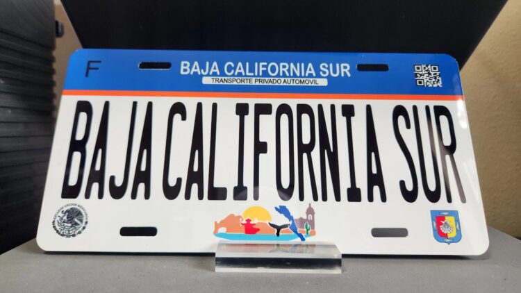 Revista vehicular Baja California Sur placa