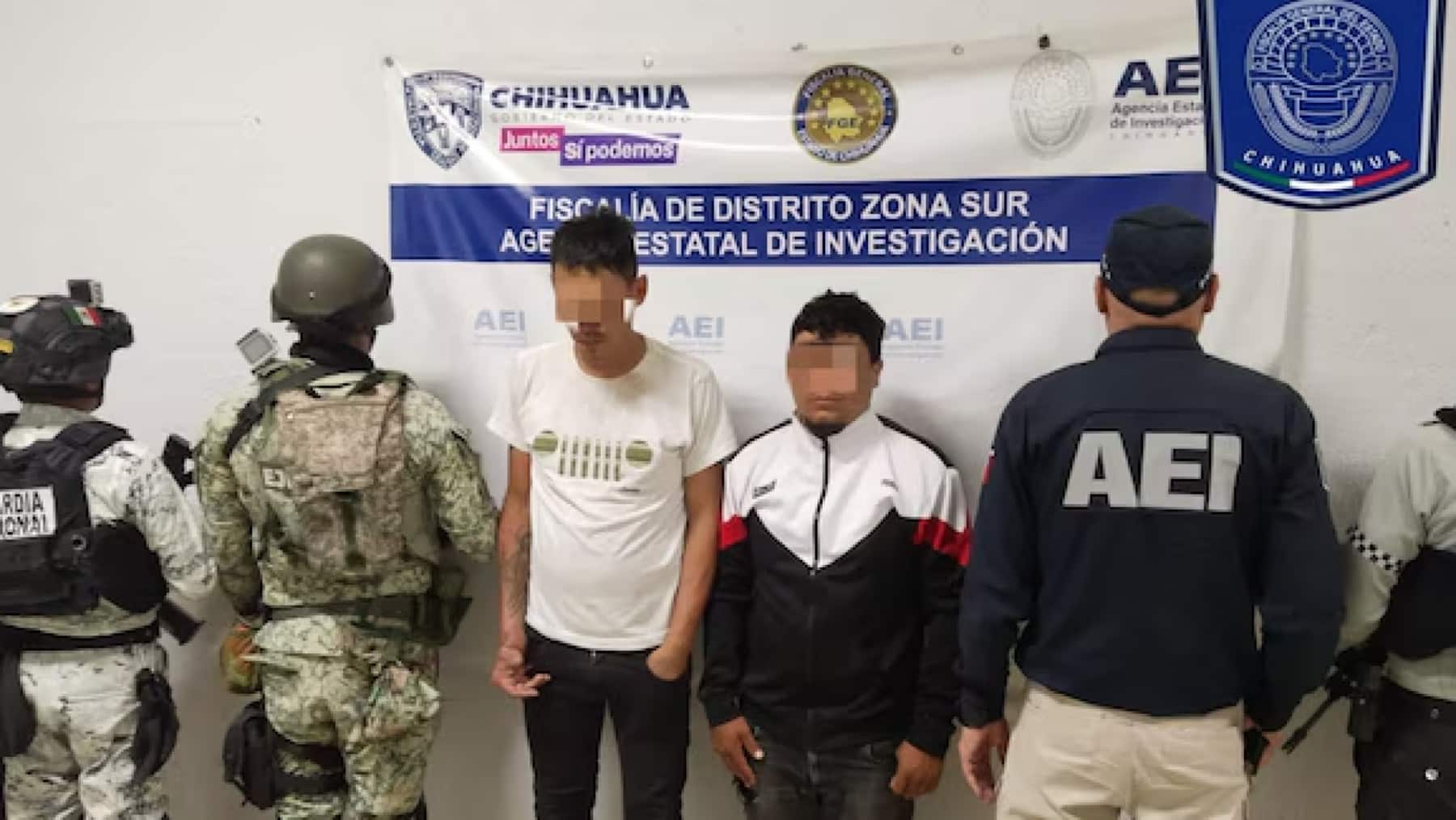 Dos paramédicos son rescatados de un secuestro en Chihuahua y sus presuntos captores quedaron detenidos