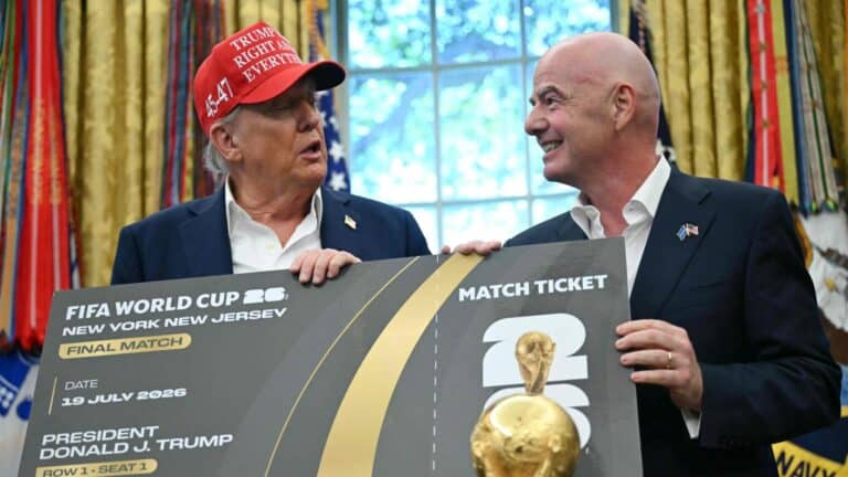 Gianni Infantino y Donald Trump confirman la fecha del sorteo del Mundial 2026 8 Gianni Infantino y Donald Trump confirman la fecha del sorteo del Mundial 2026