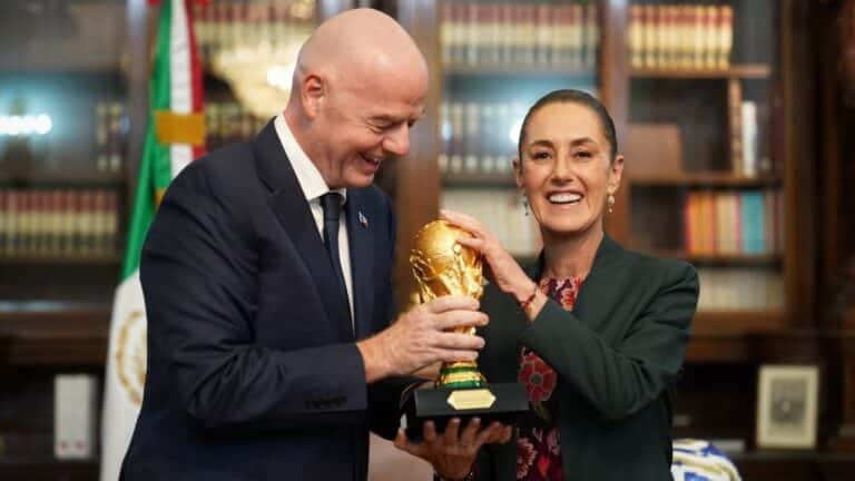 "Es el espectáculo que más se ve", Sheinbaum remarca el alcance global de la inauguración del Mundial 7 «Es el espectáculo que más se ve», Sheinbaum remarca el alcance global de la inauguración del Mundial