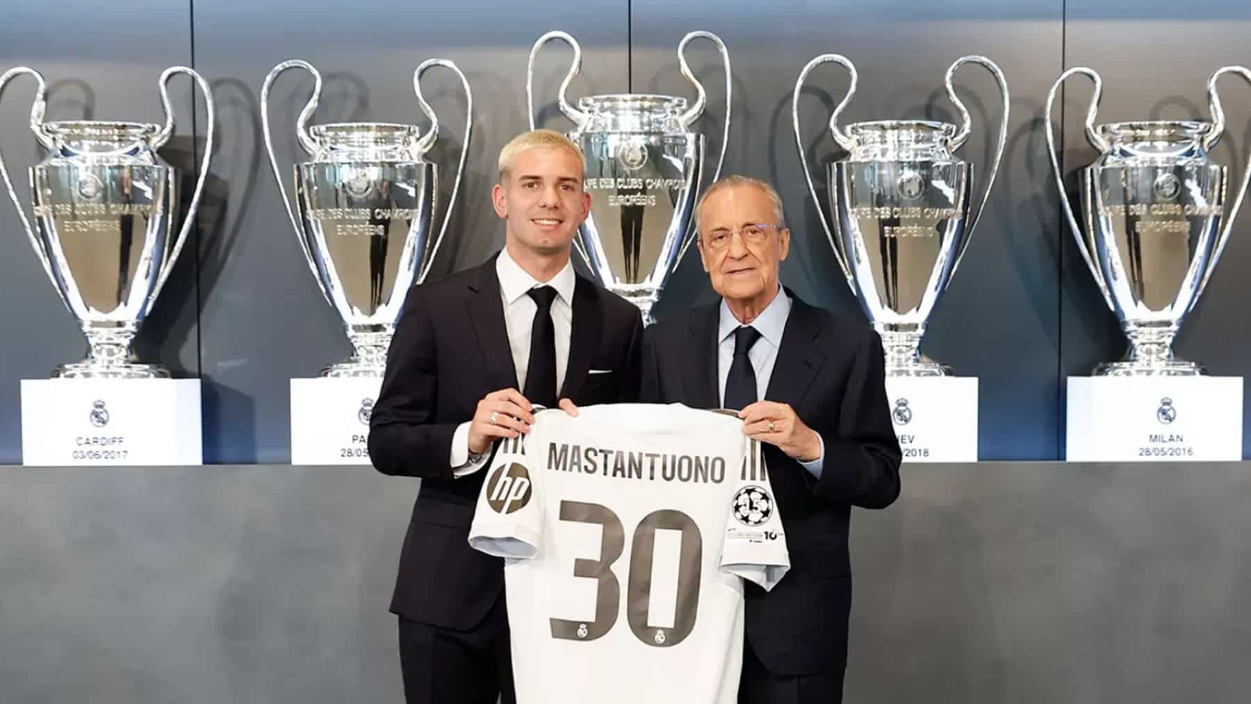 Franco Mastantuono fue presentado en el Real Madrid: «Cumplo un sueño»