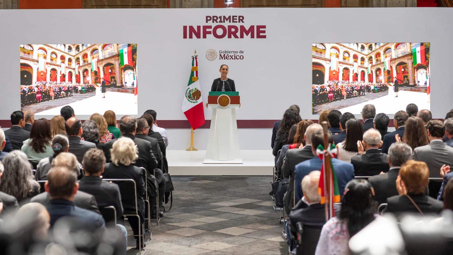 Claudia Sheinbaum destaca logros en primer informe de gobierno