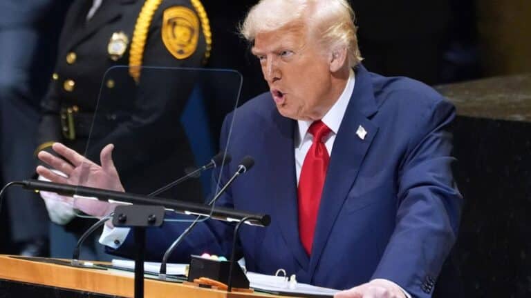 Trump se opone al Estado palestino en la ONU: "Sería un premio para los terroristas de Hamás" 1 Trump se opone al Estado palestino en la ONU: «Sería un premio para los terroristas de Hamás»