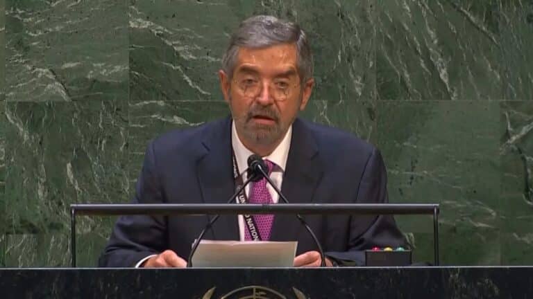 México pide detener las guerras en Gaza y Ucrania durante su intervención en la ONU 1 México pide detener las guerras en Gaza y Ucrania durante su intervención en la ONU
