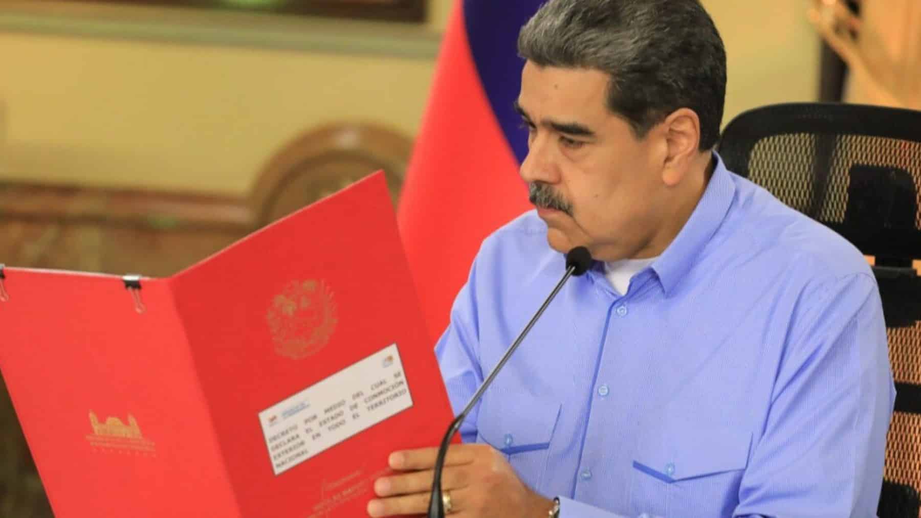 Vicepresidenta de Venezuela anuncia estado de conmoción exterior decretado por Nicolás Maduro