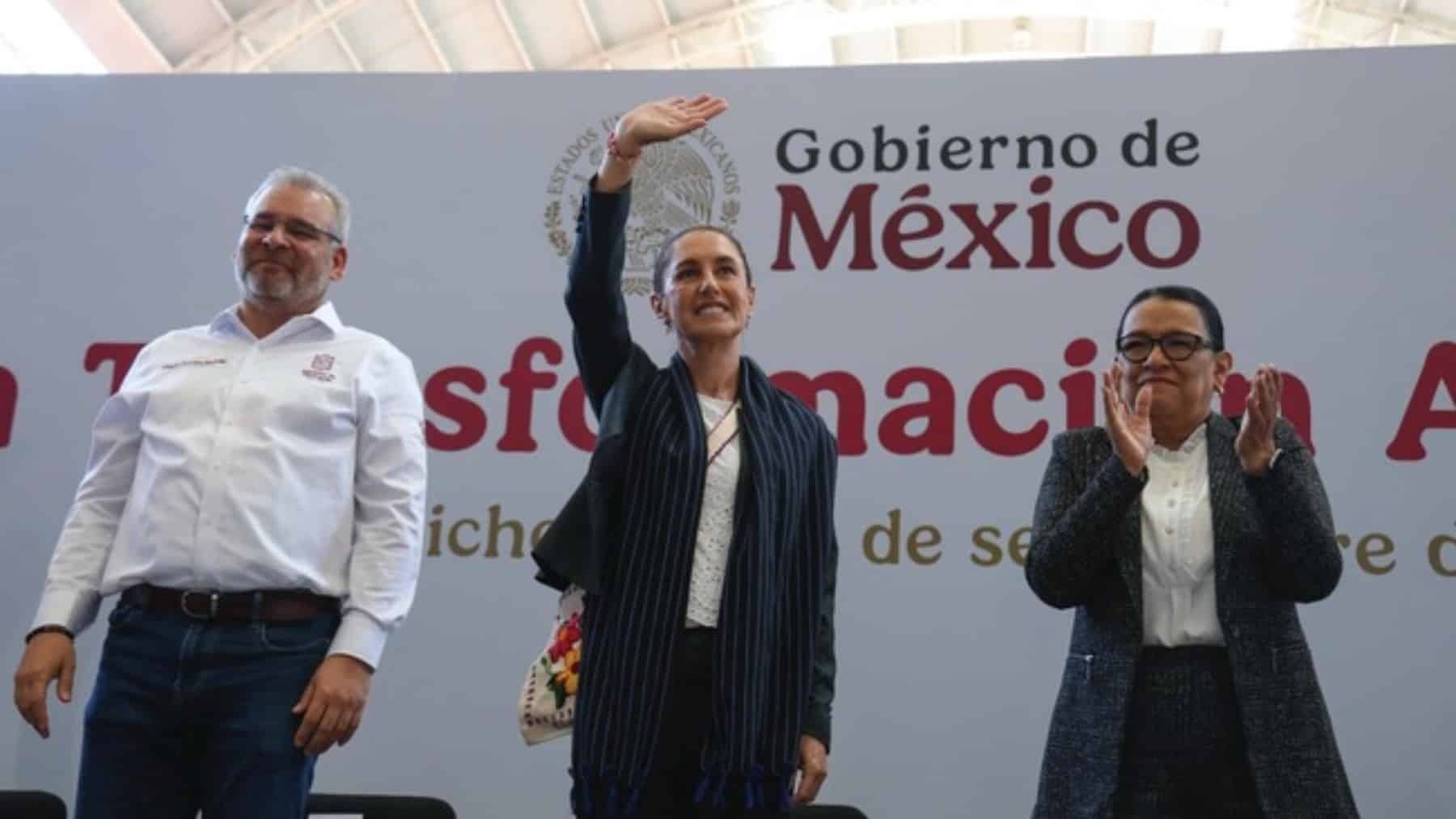 Claudia Sheinbaum desde Michoacán, resalta la disminución de la pobreza ...