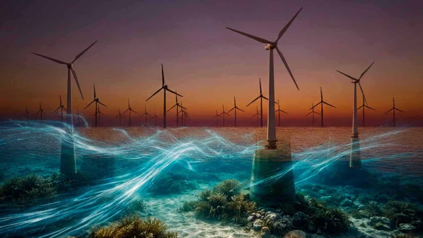 El costo oculto de los aerogeneradores: Están cambiando los océanos en formas inesperadas