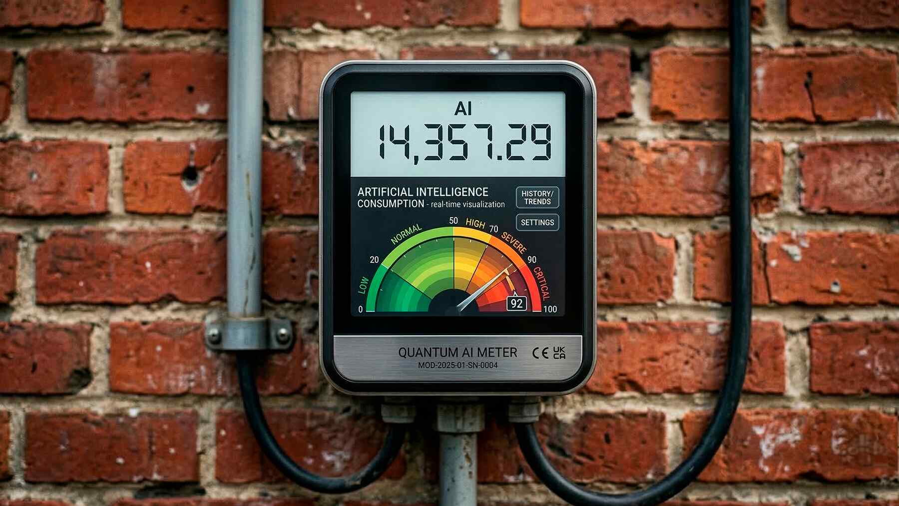 El futuro será aún más extraño: Ya no solo tendrás medidores de corriente, gas y agua en tu casa, también necesitarás medir cuánta inteligencia artificial «gastas»