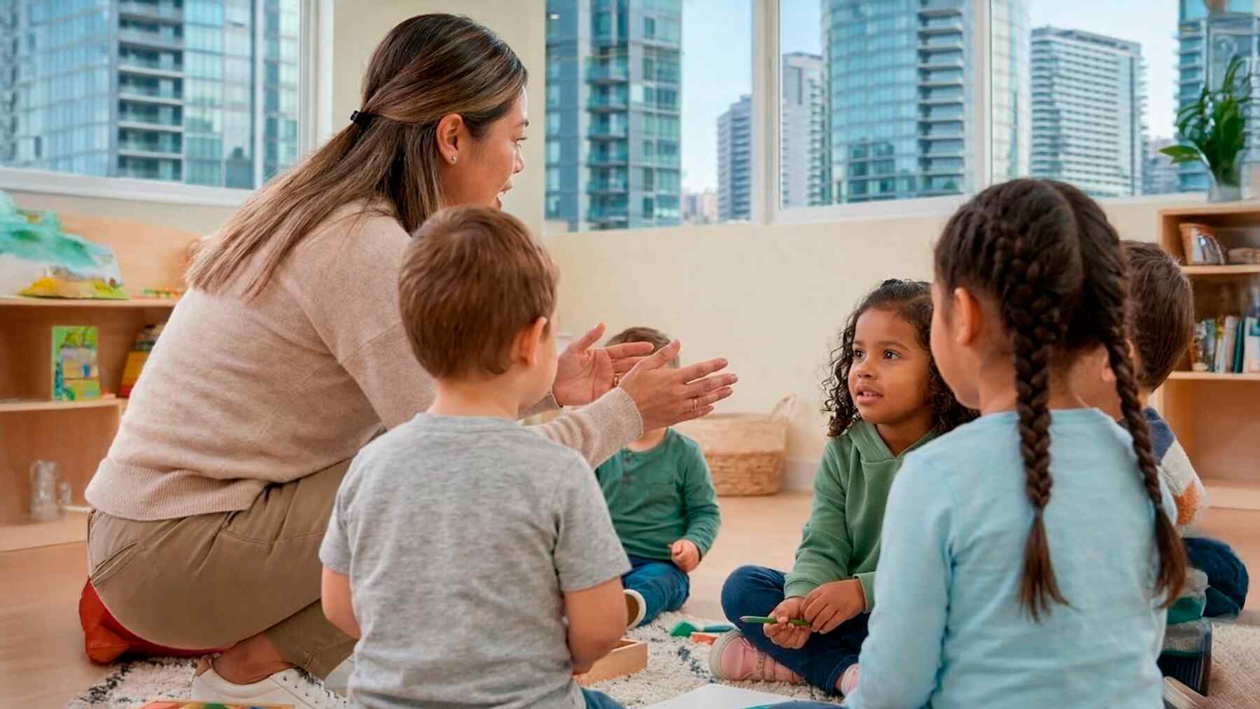 Una de las ciudades con más inmigrantes en EE. UU. ofrece guarderías gratuitas para todos: Pero las plazas son limitadas y están acabando