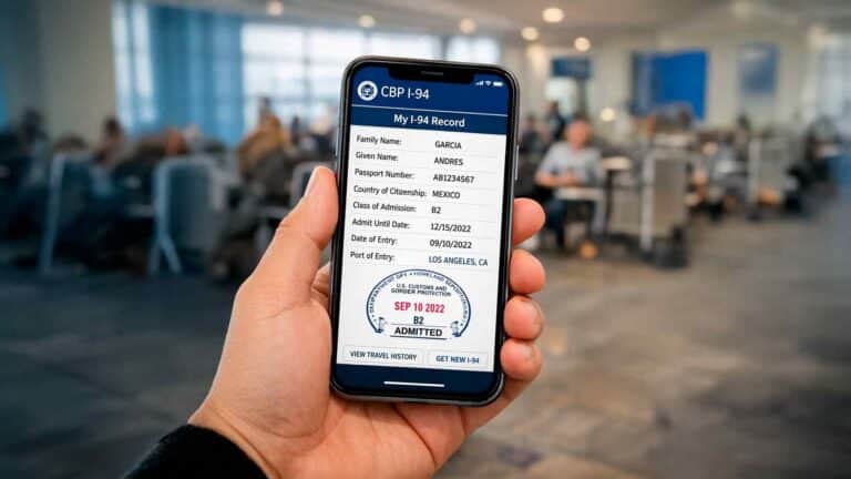 Cómo ver y guardar el I-94 digital desde el celular: Todo lo que necesitas saber 3 Cómo ver y guardar el I-94 digital desde el celular: Todo lo que necesitas saber