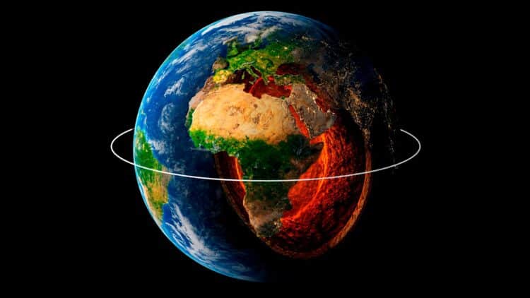 Satélites notaron algo inesperado en la Tierra, a miles de kilómetros de profundidad y bajo el Pacífico: Una corriente de hierro líquido cambió de dirección 1 tierra